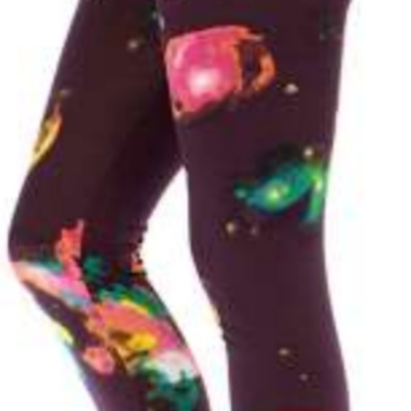 NWT OS Exploration Outer Space Leggings Super Soft - Picture 2 of 6